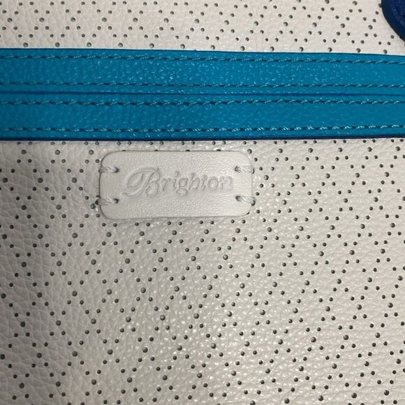 BRIGHTON Leather Bag with Zipper Closure on Top NWOT - Picture 4 of 13